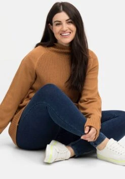 Sheego Leggings In Denimoptik, Mit Breiter Passe -Sommertraum Mode 14558700330 04IIM 02 SH