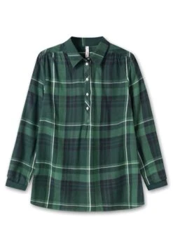 Sheego Karierte Tunika Mit Hemdkragen, In Leichter A-Linie -Sommertraum Mode 14567902124 04IYU 00 SH