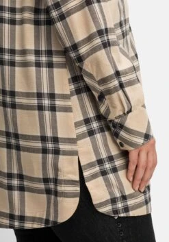 Sheego Hemdbluse Mit Karomuster, In Längerer A-Linie 12 Sheego Hemdbluse Mit Karomuster, In Längerer A-Linie -Sommertraum Mode 14568102147 04J0X 02 SH