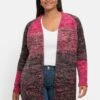 Longstrickjacke In Multicolour Und Offener Form 2 Longstrickjacke In Multicolour Und Offener Form -Sommertraum Mode 14570200677 04JQ5 02 SH