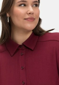 Sheego Shirtbluse Mit Hemdkragen, Aus Viskose -Sommertraum Mode 14571000265 04JNI 02 SH