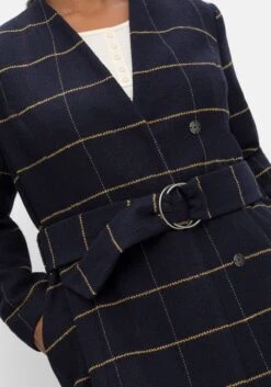 Mantel Mit Bindegürtel, In Karo-Optik 13 Mantel Mit Bindegürtel, In Karo-Optik -Sommertraum Mode 14571302118 04KOH 02 SH