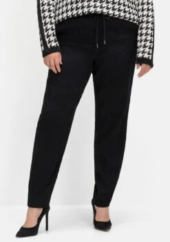 Sheego Joggpants In Cordoptik, Schmale Beinform
