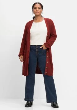 Longstrickjacke Mit Tiefem V-Ausschnitt, Soft -Sommertraum Mode 14574701873 04JUN 02 SH