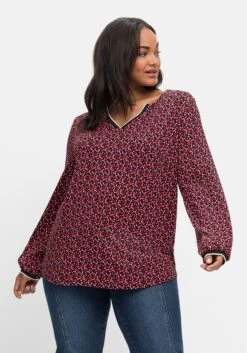 Sheego Tunika Mit Alloverprint Und V-Ausschnitt -Sommertraum Mode 14595201491 04JQM 02 SH