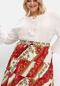 Maxirock Mit Stufen Und Alloverdruck 15 Maxirock Mit Stufen Und Alloverdruck -Sommertraum Mode 14667800779 04LLN 02 SH