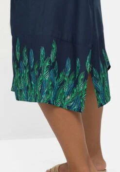 Sheego Strand-Kaftan Mit Bordürendruck -Sommertraum Mode 14668000018 04LSM 01 SH