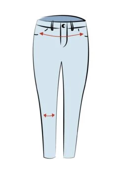 Sheego Extraschmale Twillhose In Curvy-Schnitt SUSANNE -Sommertraum Mode 14680300035 01 SH