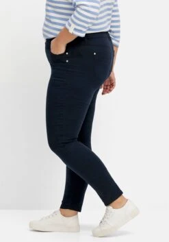 Sheego Extraschmale Twillhose In Curvy-Schnitt SUSANNE -Sommertraum Mode 14680300035 04LP9 02 SH