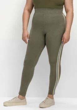 Sheego Leggings Mit Seitlichem Galonstreifen -Sommertraum Mode 14687000131 04MBM 02 SH