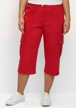 Sheego Cargo-Hose Mit Pattentaschen,in 3/4-Länge -Sommertraum Mode 14687701758 04LTN 02 SH