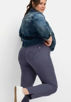 Sheego Gerade Twillhose In Knöchelbedeckender Länge -Sommertraum Mode 14687800047 04M58 02 SH