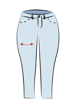 Sheego Gerade Twillhose In Curvy-Schnitt PIA, Mit Biesen Vorn -Sommertraum Mode 14693100047 01 SH