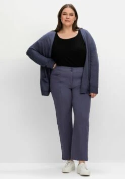 Sheego Gerade Twillhose In Curvy-Schnitt PIA, Mit Biesen Vorn -Sommertraum Mode 14693100047 04LTW 02 SH