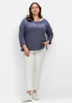 Sheego Shirt Mit Top Im Layerlook, Mit Flammgarn