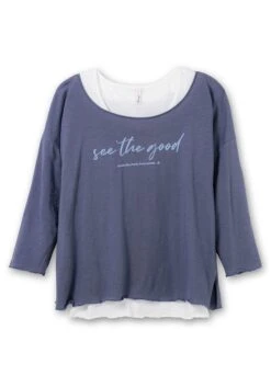 Sheego Shirt Mit Top Im Layerlook, Mit Flammgarn -Sommertraum Mode 14696500047 04MBV 00 SH