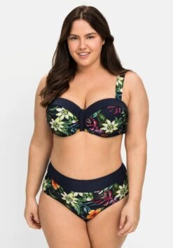 Bikinihose Mit Blumendruck Und Shaping-Einsatz -Sommertraum Mode 14740001406 04MNI 00 SH