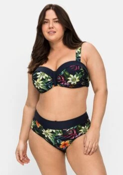 Bikini-Oberteil Mit Bügeln Und Blumendruck -Sommertraum Mode 14740201406 04MH8 00 SH