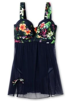 Badekleid Mit Transparentem Mesh-Rock 11 Badekleid Mit Transparentem Mesh-Rock -Sommertraum Mode 14740401406 04MGN 00 SH