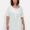 Sheego Shirt Mit Foliendruck Vorn, In Leichter A-Form -Sommertraum Mode 14741700429 04MFZ 02 SH