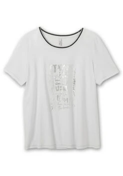 Sheego Shirt Mit Foliendruck Vorn, In Leichter A-Form 9 Sheego Shirt Mit Foliendruck Vorn, In Leichter A-Form -Sommertraum Mode 14741700429 04MG3 00 SH
