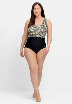 Sheego Badeanzug Mit Tiefem Rücken Und Shaping-Effekt 11 Sheego Badeanzug Mit Tiefem Rücken Und Shaping-Effekt -Sommertraum Mode 14751200289 04MI5 02 SH