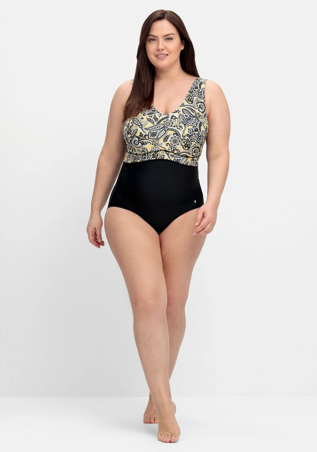 Sheego Badeanzug Mit Tiefem Rücken Und Shaping-Effekt 6 Sheego Badeanzug Mit Tiefem Rücken Und Shaping-Effekt – Bild 4