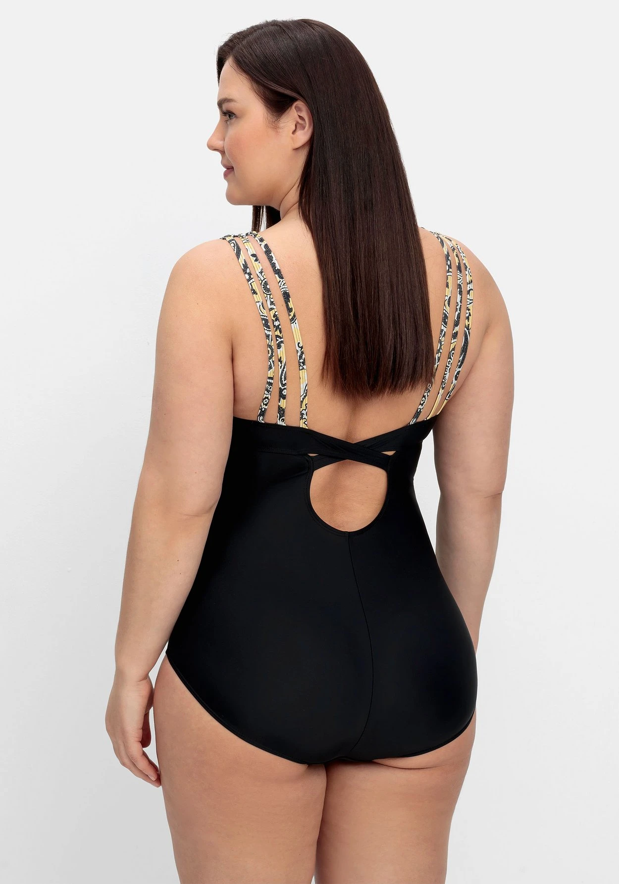 Sheego Badeanzug Mit Tiefem Rücken Und Shaping-Effekt 4 Sheego Badeanzug Mit Tiefem Rücken Und Shaping-Effekt – Bild 2