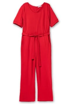 Jumpsuit Mit Bindegürtel Und Weitem Bein 11 Jumpsuit Mit Bindegürtel Und Weitem Bein -Sommertraum Mode 14769300262 04MQC 00 SH