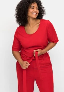 Jumpsuit Mit Bindegürtel Und Weitem Bein 13 Jumpsuit Mit Bindegürtel Und Weitem Bein -Sommertraum Mode 14769300262 04MQD 02 SH