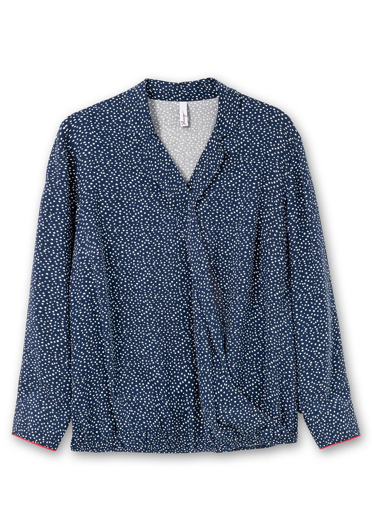 Sheego Tunika Mit Tupfenprint, In Wickeloptik 5 Sheego Tunika Mit Tupfenprint, In Wickeloptik – Bild 3