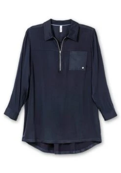 Sheego Longtunika Mit Hemdkragen Und Reißverschluss -Sommertraum Mode 14775700035 04MS7 00 SH