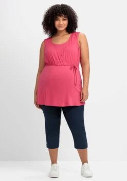 Sheego Umstandshose In 3/4-Länge, Mit Überbauchbund 14 Sheego Umstandshose In 3/4-Länge, Mit Überbauchbund -Sommertraum Mode 14776200035 04O78 02 SH