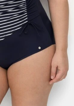 Sheego Badeanzug In Wickeloptik, Mit Streifen -Sommertraum Mode 14776300018 04MXR 02 SH