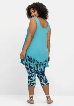 Sheego Strandset Aus Longtop Und Caprileggings -Sommertraum Mode 14785602049 04NGV 02 SH