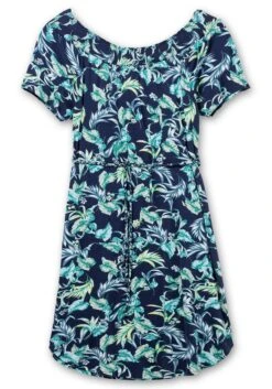Sheego Strandkleid Mit Blätterprint Und Carmenausschnitt 11 Sheego Strandkleid Mit Blätterprint Und Carmenausschnitt -Sommertraum Mode 14785800452 04N8M 00 SH