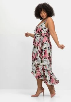 Maxikleid In Wickeloptik, Mit Blumendruck 12 Maxikleid In Wickeloptik, Mit Blumendruck -Sommertraum Mode 14788101492 04NL2 02 SH
