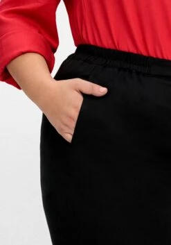 Sheego Schmale Hose Mit Gummibund Aus TENCEL™ Lyocell -Sommertraum Mode 14791300289 04Q0A 02 SH