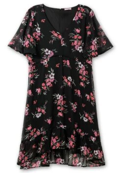 Chiffonkleid Mit Blumendruck Und Flügelärmeln 11 Chiffonkleid Mit Blumendruck Und Flügelärmeln -Sommertraum Mode 14791701491 04N5F 00 SH