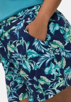 Sheego Strandshorts Mit Blätterprint, In Kniefreier Länge 14 Sheego Strandshorts Mit Blätterprint, In Kniefreier Länge -Sommertraum Mode 14801100452 04N30 02 SH