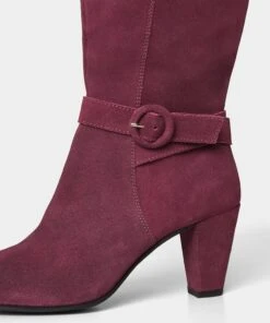 Stiefel Mit Absatz, Aus Veloursleder -Sommertraum Mode 14803900182 04KV5 00 SH