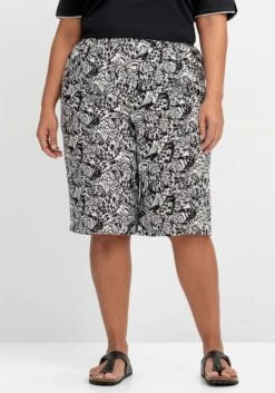 Sheego Weite Bermudas Mit Gummibund -Sommertraum Mode 14820901491 04PLM 02 SH