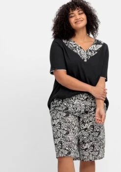 Sheego Weite Bermudas Mit Gummibund -Sommertraum Mode 14820901491 04PMS 02 SH