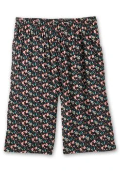 Sheego Weite Bermudas Mit Smokbund, Aus Viskose 12 Sheego Weite Bermudas Mit Smokbund, Aus Viskose -Sommertraum Mode 14825300377 04PX6 00 SH