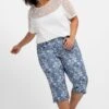 Sheego Caprihose Mit Floralem Alloverdruck
