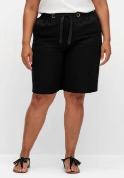Sheego Bermudas Im Leinen-Mix, Mit Gummibund -Sommertraum Mode 14879900289 04XKH 02 SH
