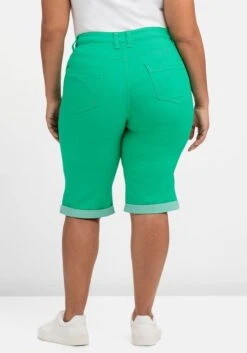 Sheego Bermudas Mit Fixiertem Aufschlag -Sommertraum Mode 14880301515 04POK 02 SH