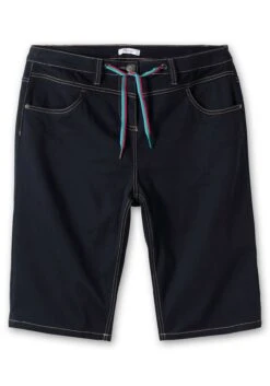 Sheego Twill-Bermudas Mit Kontrastfarbenem Bindebändchen -Sommertraum Mode 14880500035 04PWK 00 SH