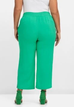 Sheego Weite Joggpants Mit Bindeband, In Ankle-Länge -Sommertraum Mode 14887901515 04Q91 02 SH