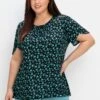 Sheego Shirt Mit Blumen Und Dekorativen Ärmeln 1 Sheego Shirt Mit Blumen Und Dekorativen Ärmeln -Sommertraum Mode 14888801491 04S1H 01 SH